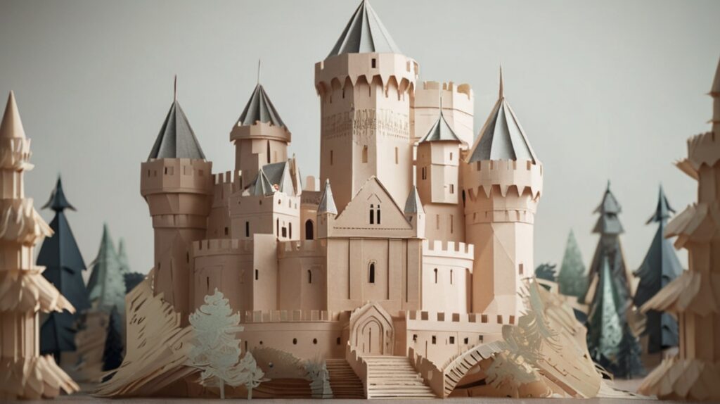 Leonardo Vision XL castle of paper 1